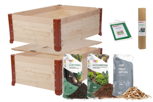 Hochbeet Set "Erde" (Gross) inkl. Terre Suisse Erde